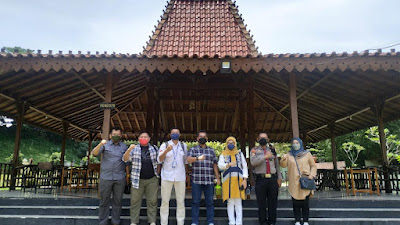 Dirpamobvit Polda Banten Bersama Kabid SDM Dispar Prov. Banten Kunjungi Wisata Lubana Sengkol