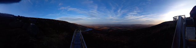 Panoramic view of Cuilcagh