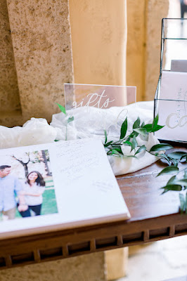 wedding welcome table