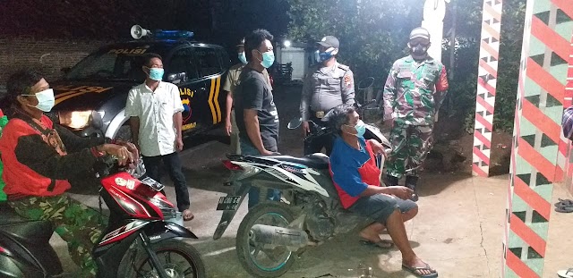 Tetap waspada, jangan lengah, Patroli malam himbauan Prokes Bendosari ajak warga tetap laksanakan Prokes