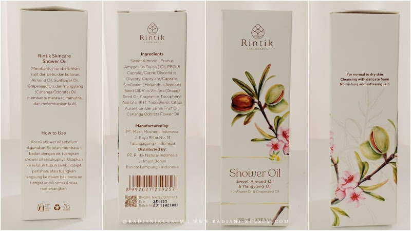 Rintik Skincare - Shower Oil