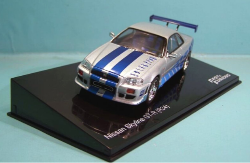 nissan skyline gt-r 1:43, fast and furious collection 1:43