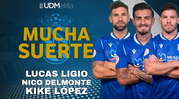 Oficial: UD Melilla, rescinden Belmonte, Ligio y Kike López