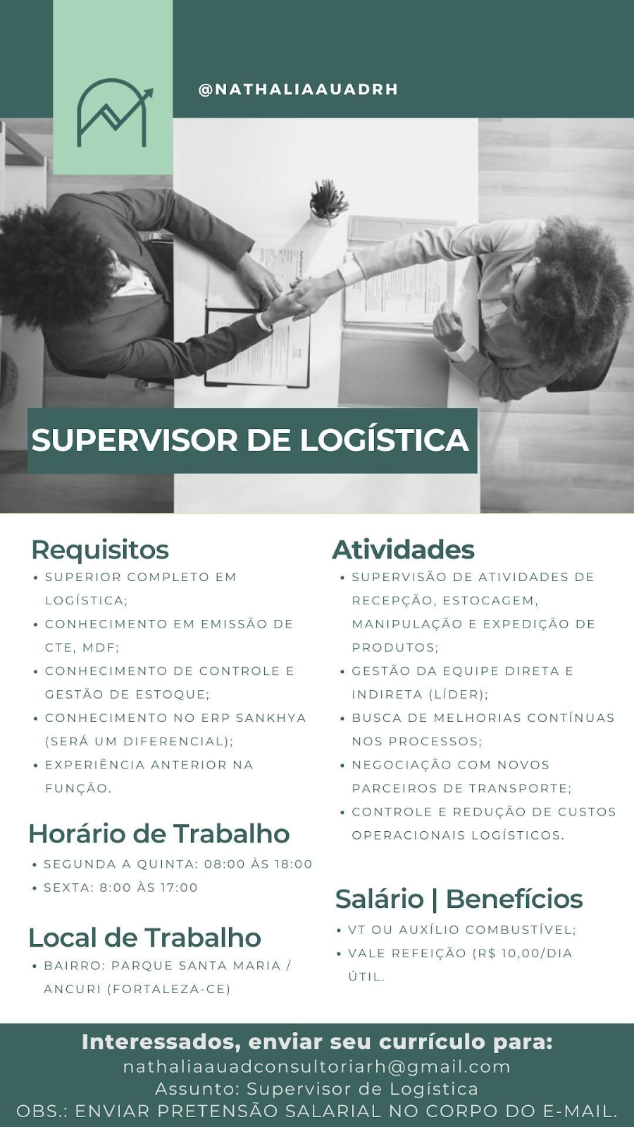 SUPERVISOR DE LOGÍSTICA