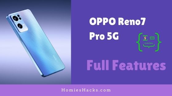 OPPO Reno7 Pro 5G Full Features