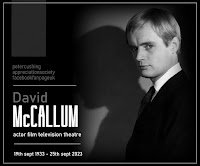 NEWS: DAVID MCCALLUM 1933 - 2023