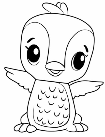 Cute Hatchimals Coloring Pages Pdf to Print