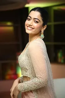 Rashmika Mandanna pics at Pushpa Movie Press Meet