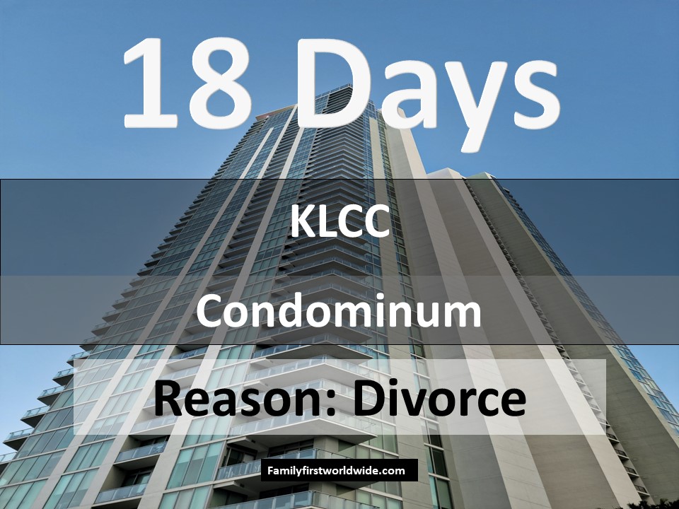 KLCC condominium sold in 18 days