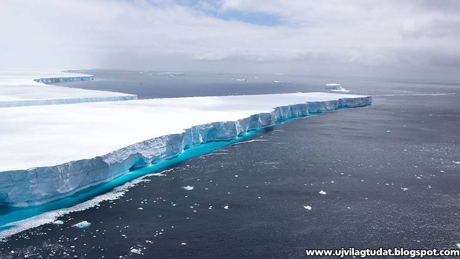 Az óriási A-68-as jéghegyből 152 milliárd tonna édesvíz került a tengerbe
