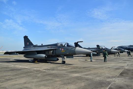 3 IAF Tejas lands in Singapore to participate at Singapore Air Show 2022