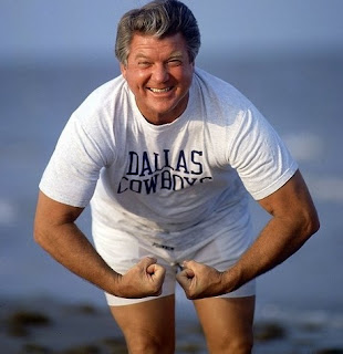 Rhonda Rookmaaker's husband Jimmy Johnson posing for picture