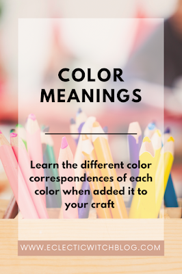Learn the different color correspondences of each color when added it to your craft