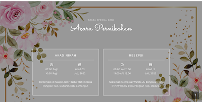 Source Code Undangan Nikah Online