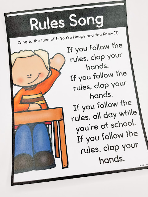 Teaching classroom rules in an engaging way with posters, anchor charts, games, mini lessons, and more!