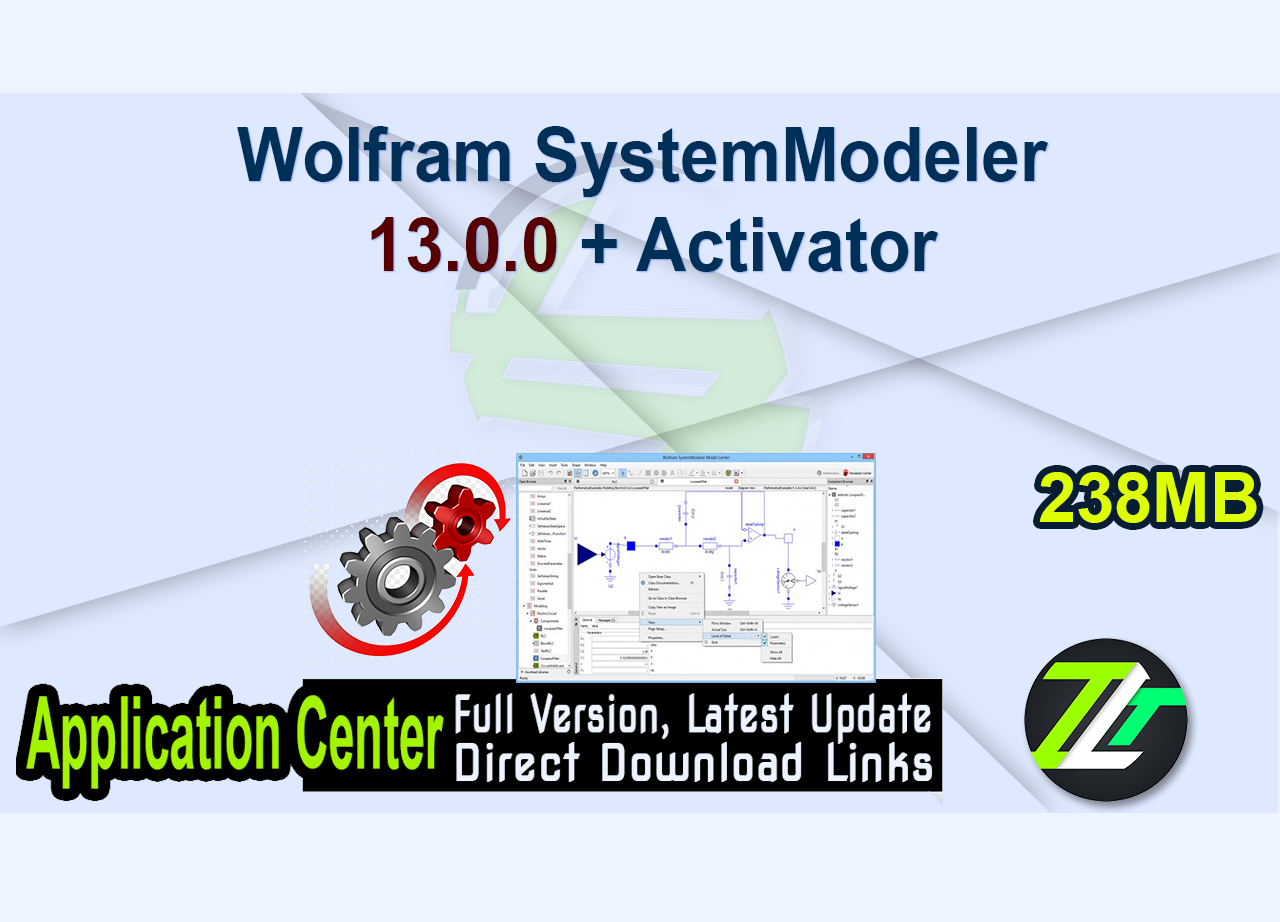 Wolfram SystemModeler 13.0.0 + Activator