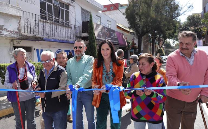 Lía Limón entrega obras de infraestructura y de servicios en Álvaro Obregón