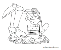 Resetti - Animal Crossing coloring page