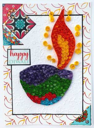 Handmade diwali greeting card| Diwali wishes greeting cards| Happy Diwali Wallpaper 2021