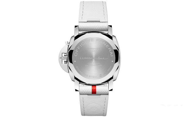 Presentación de Panerai Piccolo Due Luna Rossa réplica de reloj de esfera blanca