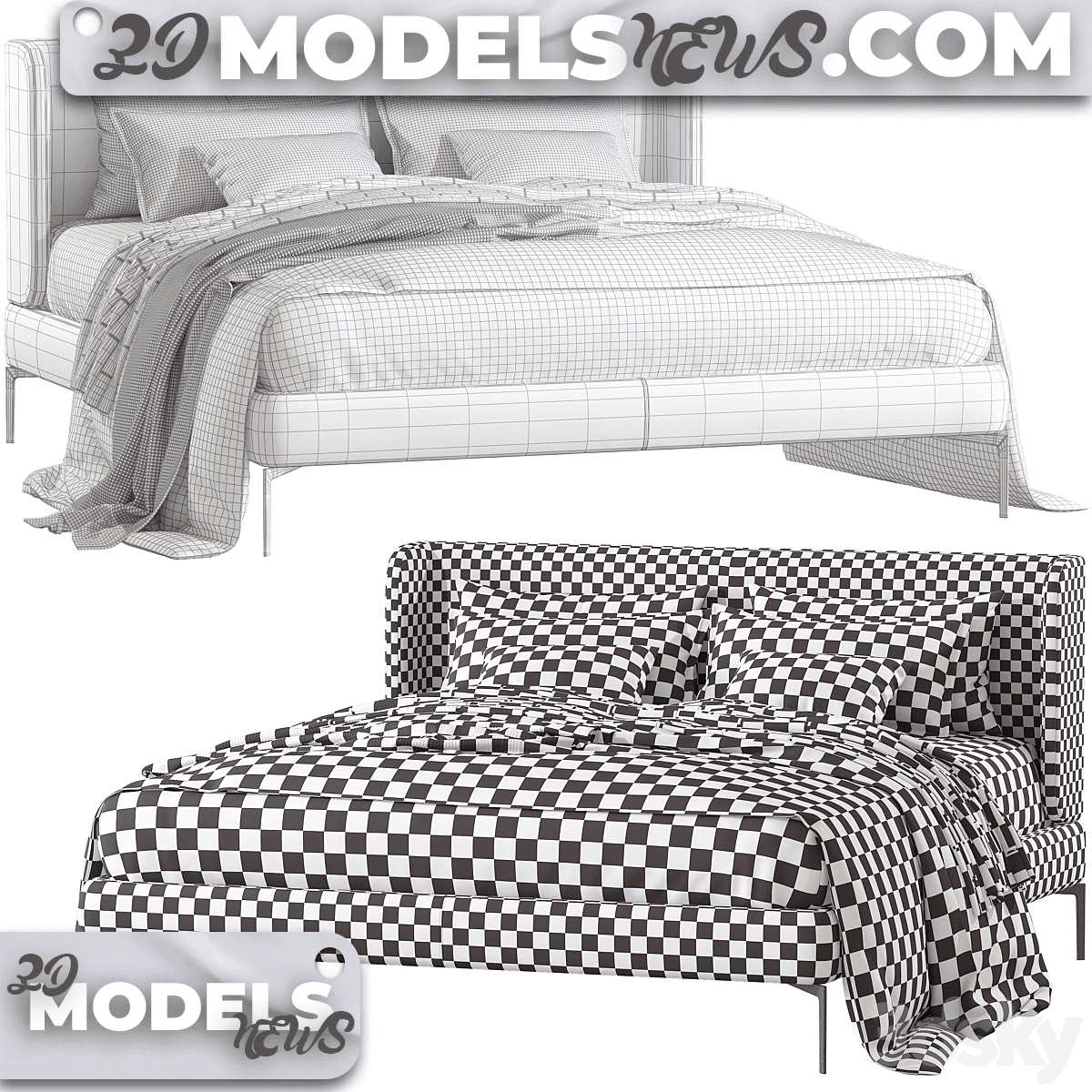 Double Bed Model 82 6