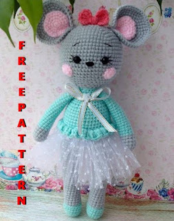 PATRON GRATIS RATA AMIGURUMI 48623 🐭