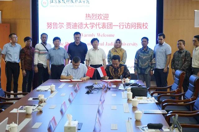 UNUJA Jalin Kerja Sama dengan Universitas Vokasi Agrikultur Ternama di China