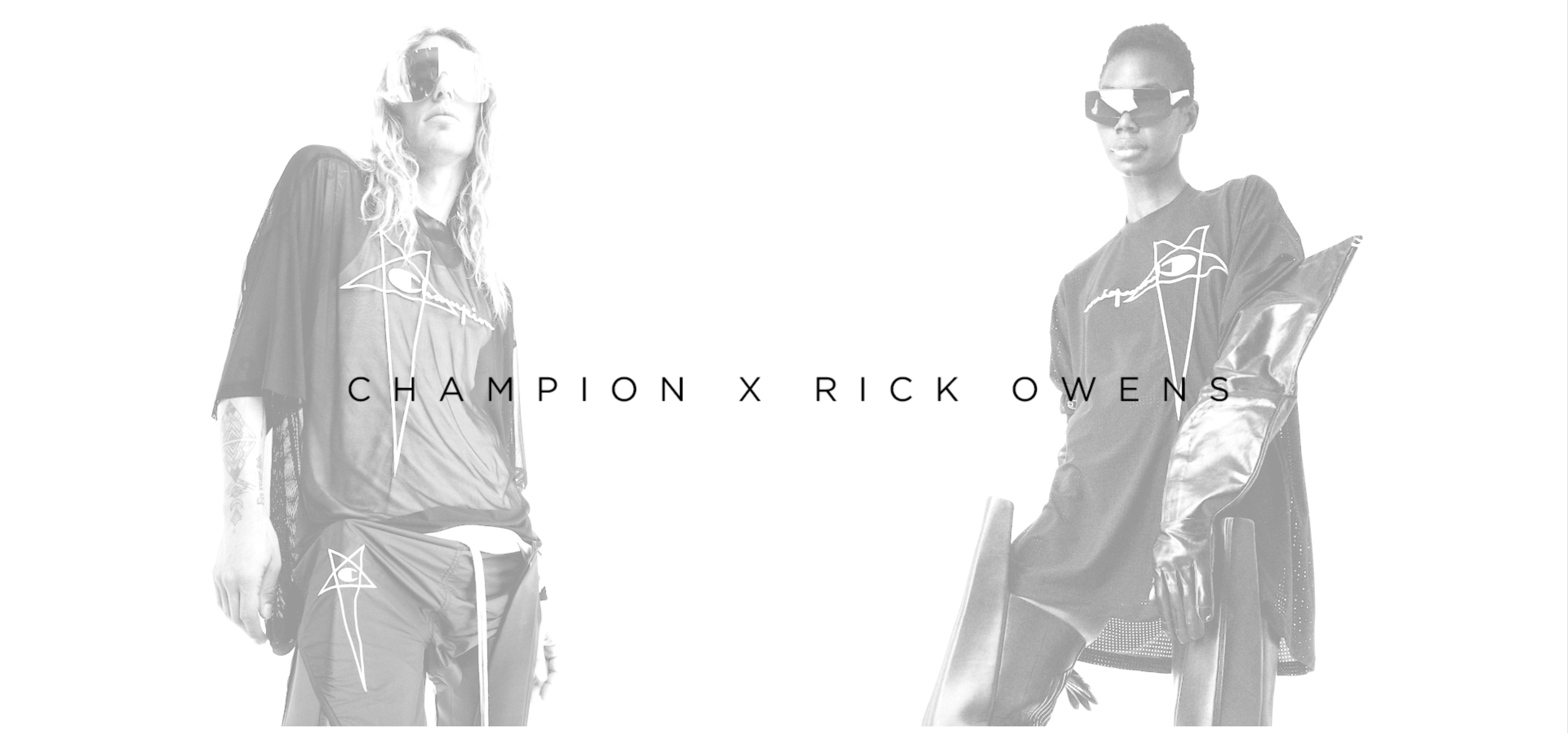 Rick Owens x Champion S/S 2022