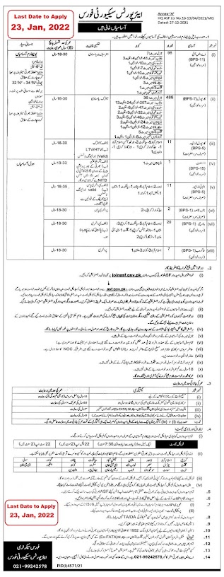 Airport Security Force (ASF) New Jobs 2022