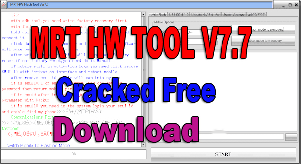 Crack MRT HW Flash Tool V7.7 Cracked Working on Windows 10-64bit Free Download