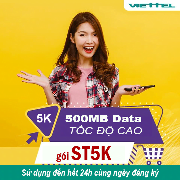 Gói 3G/4G ST5K Viettel