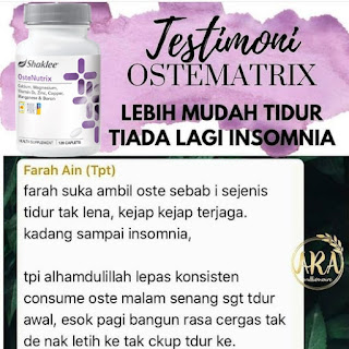 Maksud Insomnia Sukar Tidur Malam Set Shaklee dan Testimoni