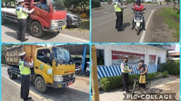 Ops Zebra Lodaya 2021, Sat Lantas Polres Indramayu Polda Jabar Bagikan Masker Dan Sticker