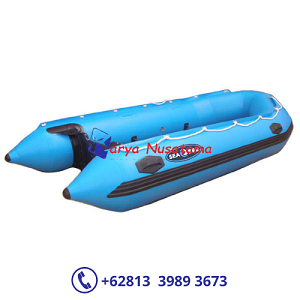 Jual Perahu Karet PVC 400 SeaBee Untuk Patroli Max Mesin 25HP di Bandung