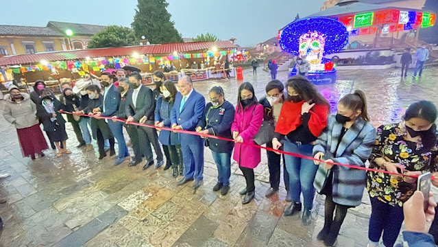 Zacatlán inaugura su feria del Pan con catrina gigante de más de 6 mil piezas de conchas