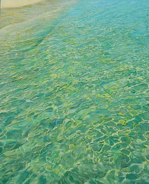 Cayo Arenas V, 2015-2016, pintura de Julio Valdez