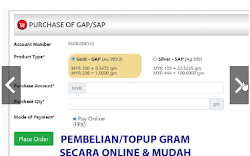 Daftar Public Gold melalui Akaun GAP 29-Oct-2022