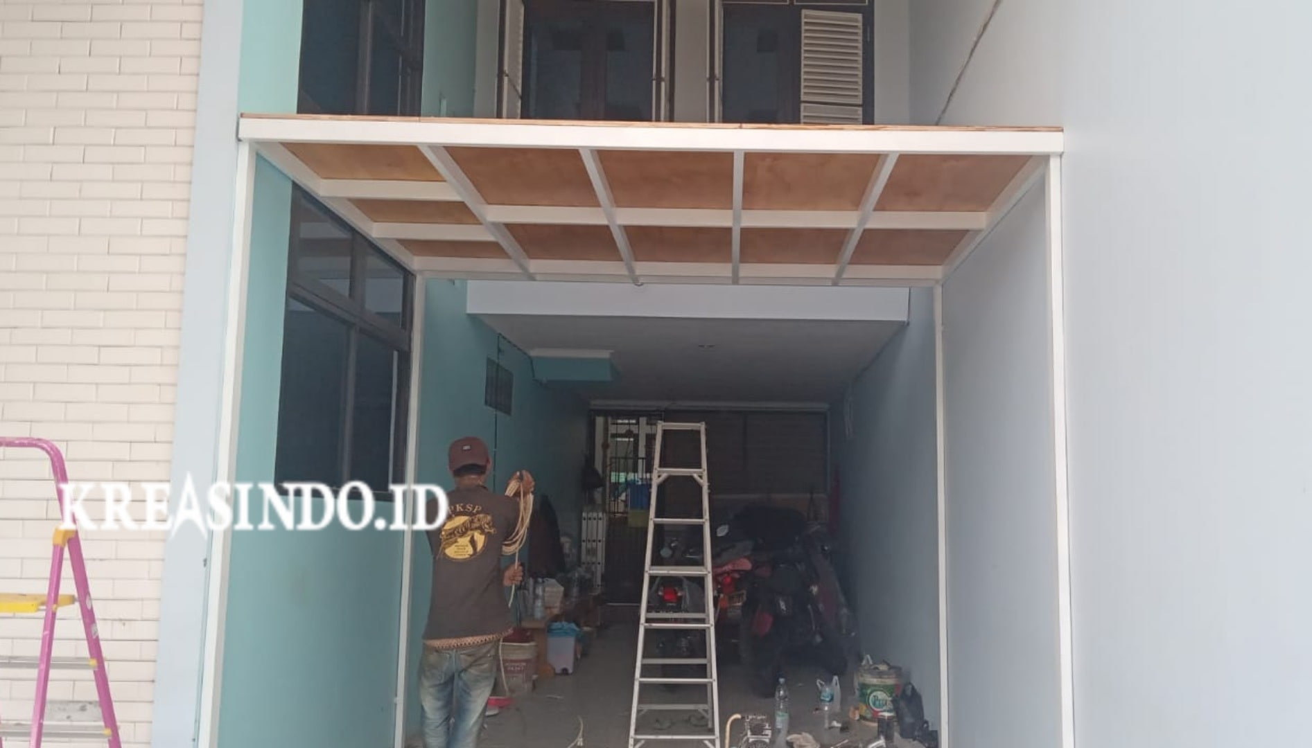 Mezzanine Besi untuk Kamar pesanan Bu Ira di Bandung