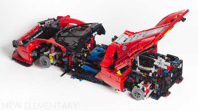 LEGO Technic 42143 Ferrari Daytona SP3 review part 2 - details