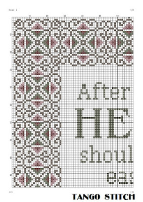 After this Hell should be easy funny quote cross stitch embroidery