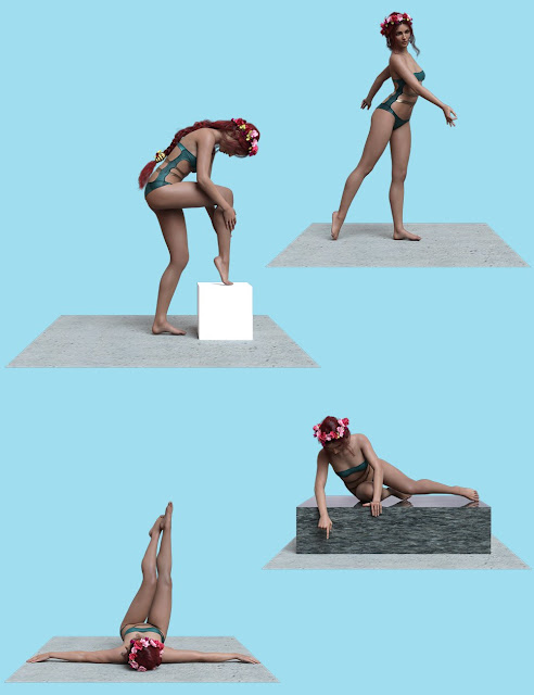 Leg Day poses for Coral 8.1