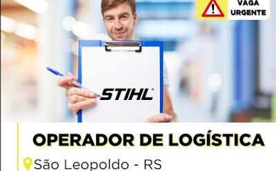 STIHL seleciona Auxiliar de Logística em São Leopoldo