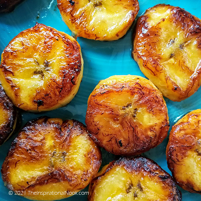 Fried plantain, maduros, kerala banana, nendran banana fried, fried sweet banana