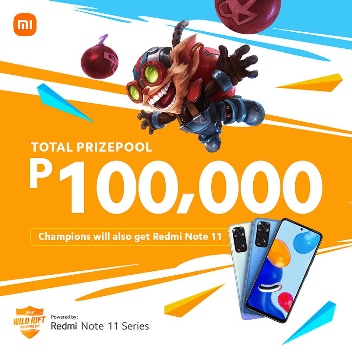 Xiaomi Wild Rift Philippine Cup Powered by Redmi Note 11 Series