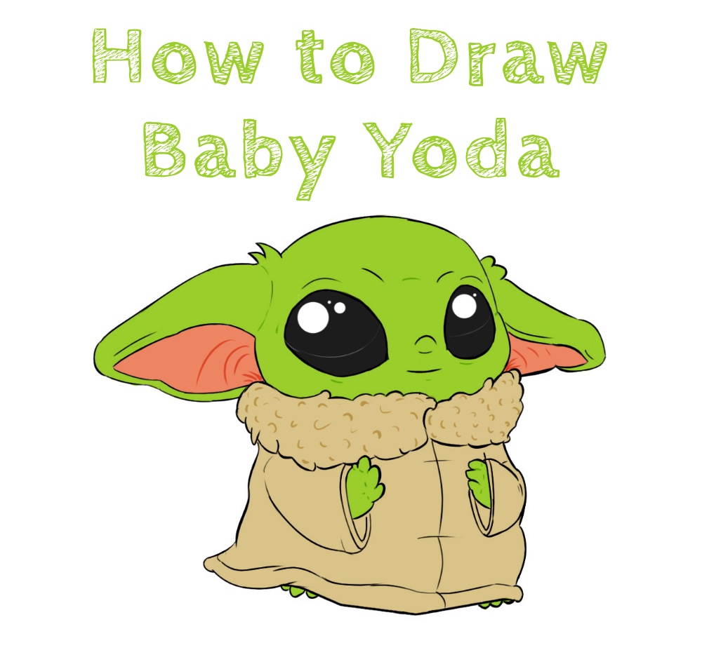 Làm thế nào để vẽ Baby Yoda | Vẽ Từng Nét Nhỏ