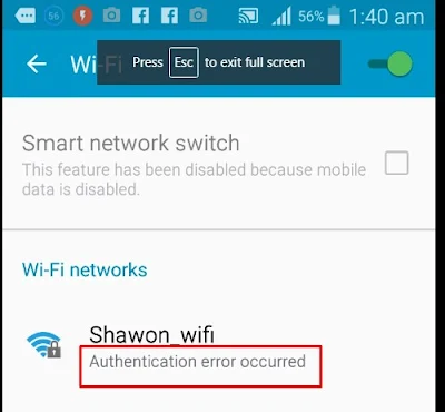 change wifi password from android phone or android device