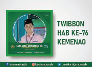 Twibbon HAB ke-76 Kemenag Tahun 2022