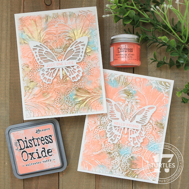Cards by Juliana Michaels featuring Tim Holtz Saltwater Taffy Distress Embossing Glaze