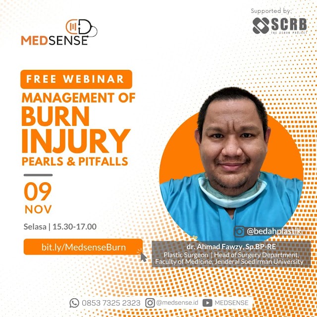 (FREE WEBINAR Giveaway 3 Scrubs) Medsense x SCRB    "Management of Burn Injury: Pearls & Pitfalls"