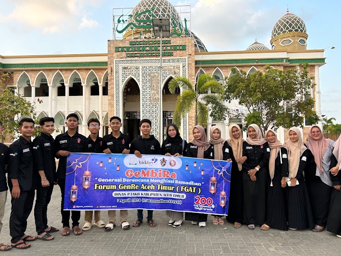 Bagi Takjil "GeMbIRa" Genre Menghiasi Ramadhan Wujud Kepedulian Forum Genre Aceh Timur